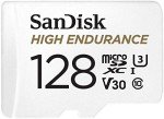 SanDisk 128GB High Endurance microSDXC Card with Adapter