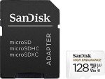SanDisk 128GB High Endurance microSDXC Card with Adapter