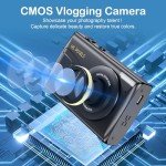 4K Kids Vlogging Camera with 18X Zoom and 64MP