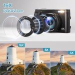 4K 48MP Autofocus Vlogging Camera with 32G Card