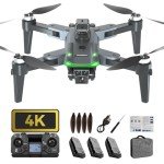 HYTOBP S166 4K GPS Drone with 3 Cameras