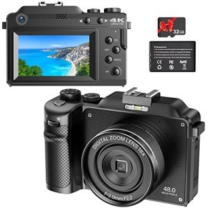 Vmotal 4K Dual Lens Photography Camera with WiFi