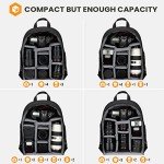 TARION Waterproof DSLR Camera Backpack with Laptop Compartment