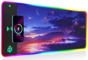 RGB Wireless Charging Gaming Mouse Pad - Extra Large
