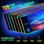 RGB Wireless Charging Gaming Mouse Pad - Extra Large