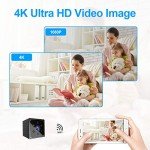 KEAN 4K Mini WiFi Hidden Spy Camera