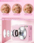 1080P FHD 44MP Rechargeable Kids Digital Camera