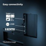 Philips 65-Inch 4K LED Smart TV with Dolby Atmos