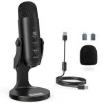 ZealSound USB Condenser Microphone for PC and Gaming