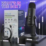 ZealSound USB Condenser Microphone for PC and Gaming