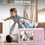 4K Digital Camera for Kids and Teens