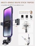 ANXRE 50'' Selfie Stick Tripod with Remote