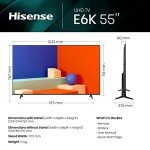 Hisense 55" UHD Smart TV with Voice Remote