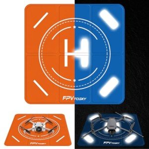 Reflective 20" Drone Landing Pad for Night Use