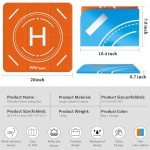 Reflective 20" Drone Landing Pad for Night Use