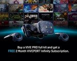 HTC VIVE PRO VR Headset with SteamVR Tracking
