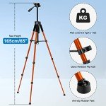 Lightweight 65" Tripod for DSLR and Smartphone