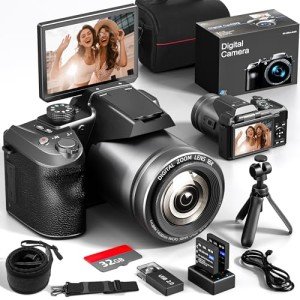 NBD 64MP 4K Vlogging Camera with Accessories