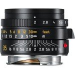 Leica 35mm f/2 Summicron M Lens - Black