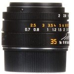 Leica 35mm f/2 Summicron M Lens - Black