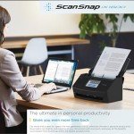 ScanSnap iX1600 WiFi Document Scanner with Touchscreen
