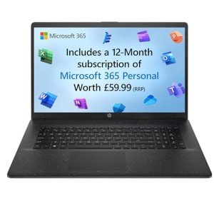 HP 17" Laptop with Intel Pentium and 4 GB RAM