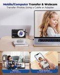 Nsoela 44MP FHD 1080P Vlogging Camera, Compact