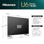 Hisense 55" 4K Mini-LED Smart TV - 2024