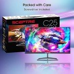 Sceptre 24.5" Curved Gaming Monitor, 240Hz