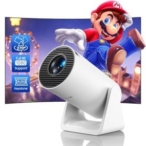 Portable 4K Mini Projector with WiFi & Bluetooth