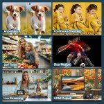 4K 48MP Autofocus Digital Camera with Flip Screen