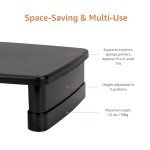 Adjustable Monitor Riser Stand for Neck Relief
