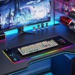 RGB Wireless Charging Gaming Mouse Pad - 15W