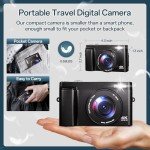 4K 48MP Autofocus Digital Camera with Flip Screen
