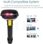 NETUM Wireless Bluetooth QR Barcode Scanner NT-1228BL