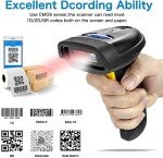 NETUM Wireless Bluetooth QR Barcode Scanner NT-1228BL
