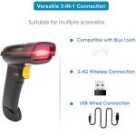 NETUM Wireless Bluetooth QR Barcode Scanner NT-1228BL