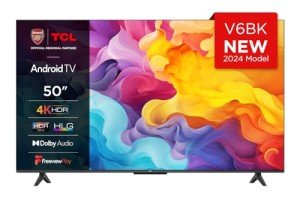 TCL 50-inch 4K HDR Smart TV with Android