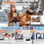 4K 48MP Compact Vlogging Camera with 16x Zoom