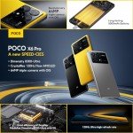 POCO X6 Pro 5G Smartphone 12GB/512GB - Yellow