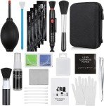 Camera Cleaning Kit with Blower, Solutions & Tools