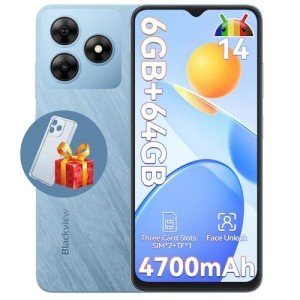 Blackview WAVE 8C Android Smartphone - 6GB RAM, 64GB Storage