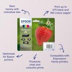 Epson 29 Strawberry 4-Color Ink Cartridge Pack