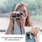 4K 48MP Compact Vlogging Camera with 16x Zoom