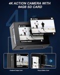 Yolansin 4K Waterproof Action Camera with Accessories