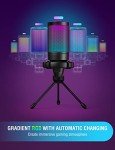 FIFINE USB Gaming Microphone with RGB & Accessories