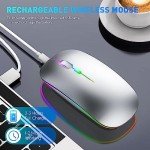 Wireless Bluetooth Mouse with USB-C Adapter