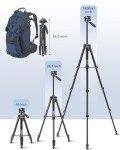 CamboFoto 74" Lightweight Tripod with Carry Bag