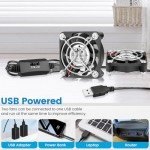 GDSTIME 2-Pack 50mm USB Mini Cooling Fans