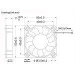 GDSTIME 2-Pack 50mm USB Mini Cooling Fans